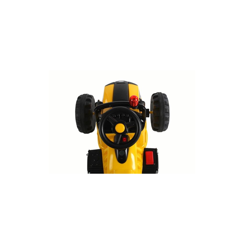Elektrinis traktorius JS328D, Yellow-Elektromobiliai vaikams, Traktoriai-e-vaikas