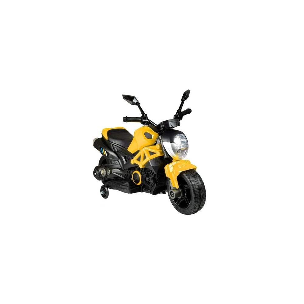 Elektrinis motociklas GTM1188, Yellow-Elektromobiliai vaikams, Motociklai-e-vaikas