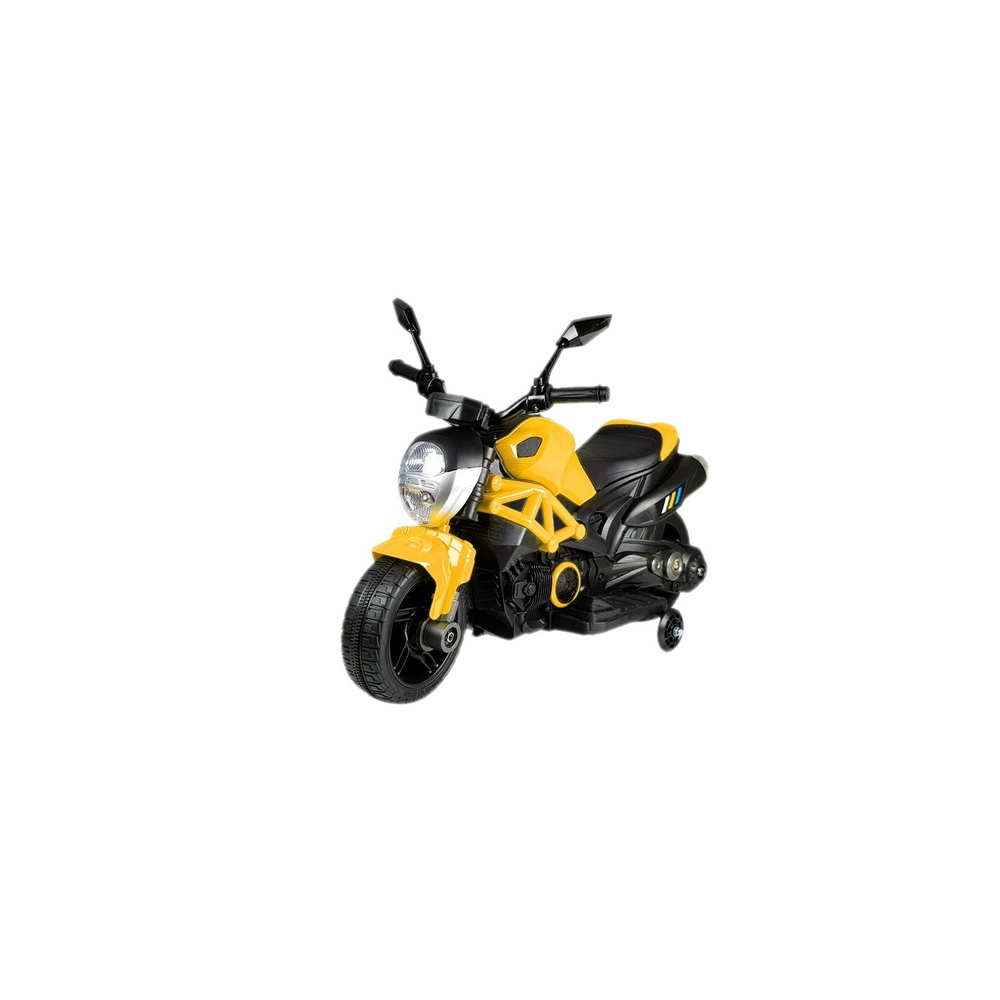 Elektrinis motociklas GTM1188, Yellow-Elektromobiliai vaikams, Motociklai-e-vaikas