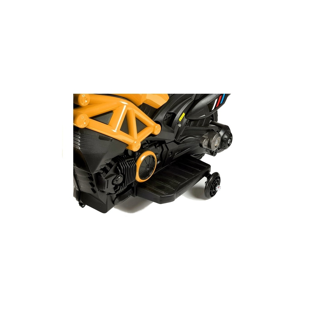 Elektrinis motociklas GTM1188, Yellow-Elektromobiliai vaikams, Motociklai-e-vaikas