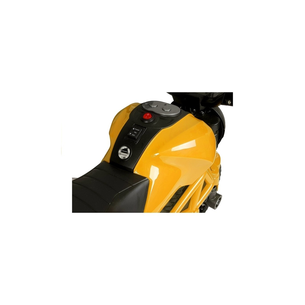 Elektrinis motociklas GTM1188, Yellow-Elektromobiliai vaikams, Motociklai-e-vaikas
