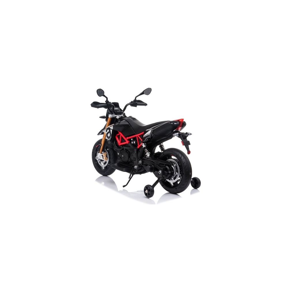 Aprilia A007 akumuliatoriaus Transporto priemonė Juoda-Elektromobiliai vaikams, Motociklai-e-vaikas