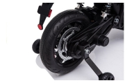 Aprilia A007 akumuliatoriaus Transporto priemonė Juoda-Elektromobiliai vaikams, Motociklai-e-vaikas