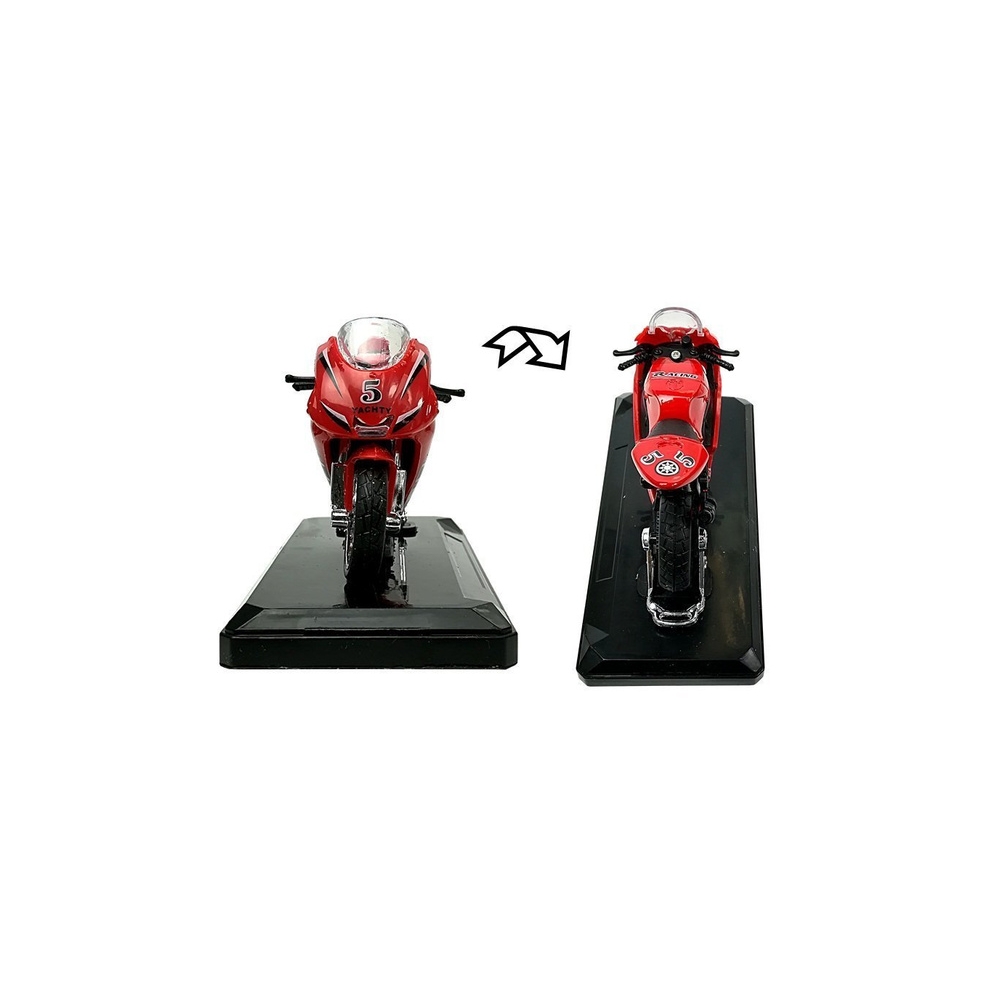 Sportinis motociklas su garsais 1:18 4 spalvos
