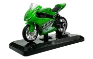 Sportinis motociklas su garsais 1:18 4 spalvos