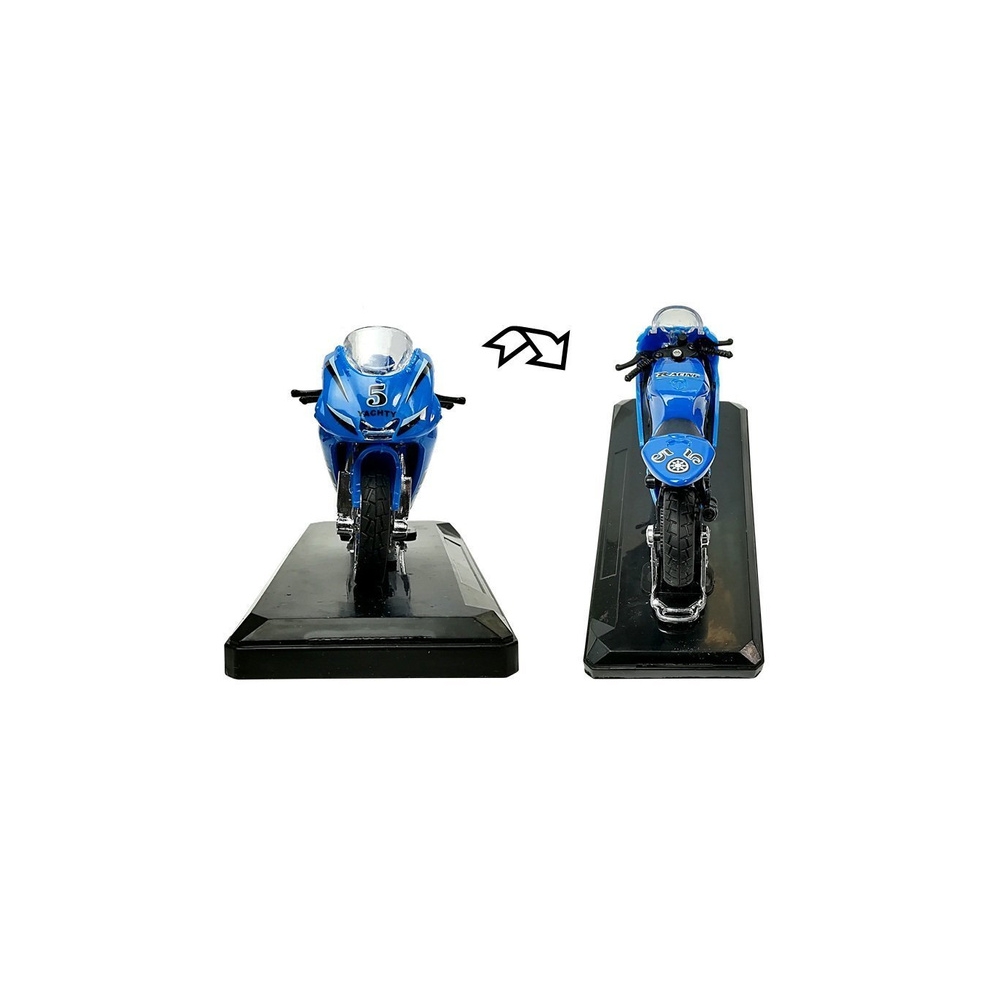 Sportinis motociklas su garsais 1:18 4 spalvos