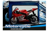Sportinis motociklas su garsais 1:18 4 spalvos