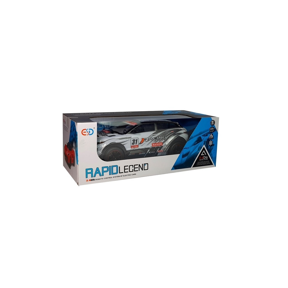 Auto Rajdowe Zdalnie Sterowane 1:10 Białe R/C