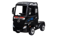 Elektromobilis Mercedes Actros MP4, lakuotas juodas-Elektromobiliai vaikams, Sunkvežimiai-e-vaikas