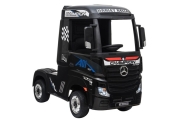 Elektromobilis Mercedes Actros MP4, lakuotas juodas-Elektromobiliai vaikams, Sunkvežimiai-e-vaikas
