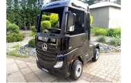 Electric Ride-On Car Mercedes Actros Black Painted MP4