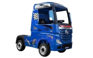 Elektromobilis Mercedes Actros MP4, lakuotas mėlynas-Elektromobiliai vaikams, Sunkvežimiai-e-vaikas