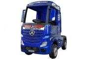Elektromobilis Mercedes Actros MP4, lakuotas mėlynas-Elektromobiliai vaikams, Sunkvežimiai-e-vaikas