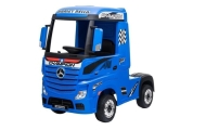 Elektromobilis Mercedes Actros MP4, lakuotas mėlynas-Elektromobiliai vaikams, Sunkvežimiai-e-vaikas