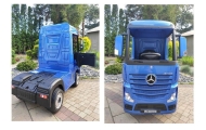 Auto na Akumulator Mercedes Actros Niebieski Lakier