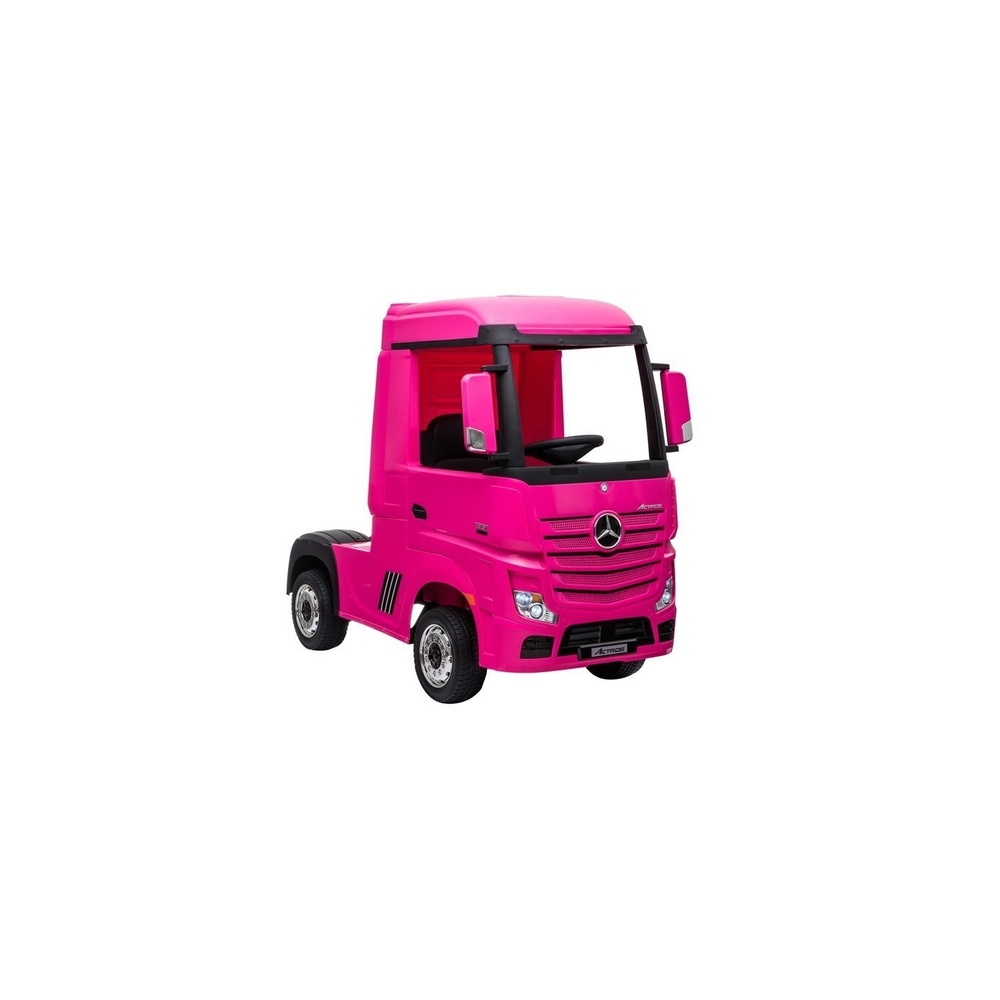 Elektromobilis Mercedes Actros, Pink-Elektromobiliai vaikams, Sunkvežimiai-e-vaikas