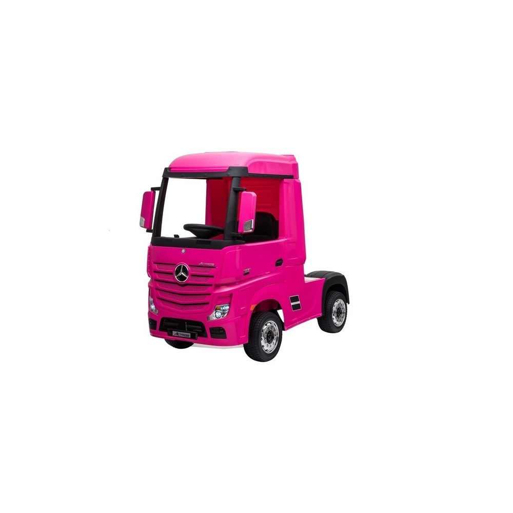 Elektromobilis Mercedes Actros, Pink-Elektromobiliai vaikams, Sunkvežimiai-e-vaikas