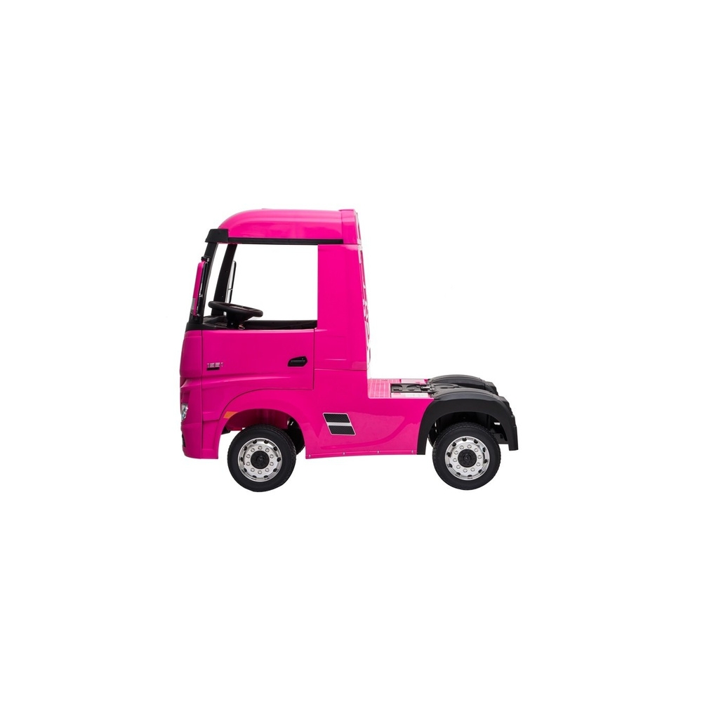 Elektromobilis Mercedes Actros, Pink-Elektromobiliai vaikams, Sunkvežimiai-e-vaikas