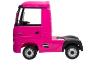 Elektromobilis Mercedes Actros, Pink-Elektromobiliai vaikams, Sunkvežimiai-e-vaikas