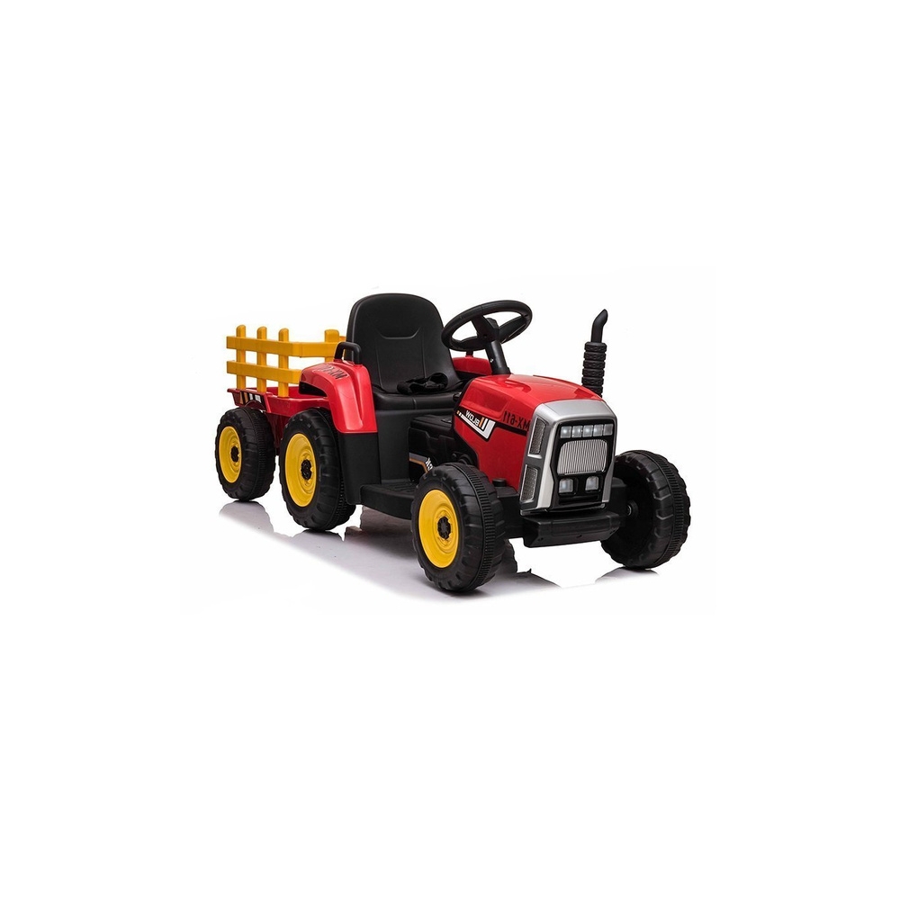 Traktor na Akumulator z Przyczepką XMX611 Czerwony
