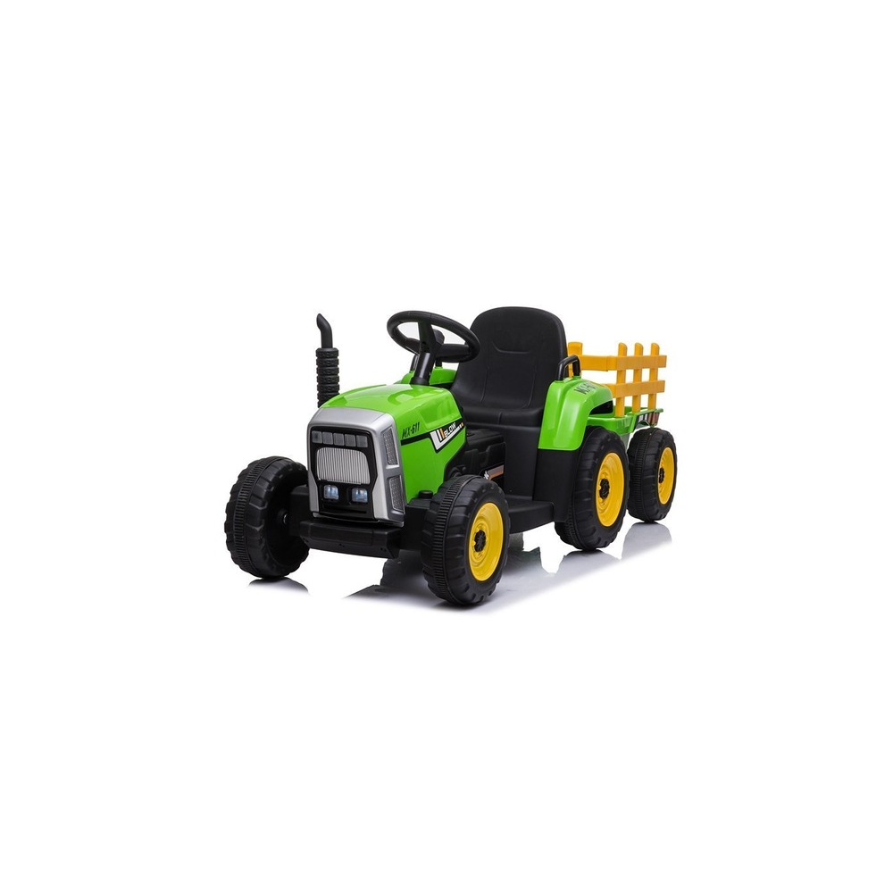 Elektrinis traktorius XMX611, Green-Elektromobiliai vaikams, Traktoriai-e-vaikas