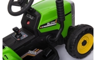 Elektrinis traktorius XMX611, Green-Elektromobiliai vaikams, Traktoriai-e-vaikas
