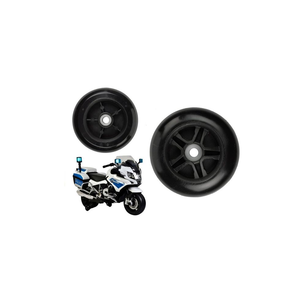 Training side wheel for the electric motorbike BMW R1200