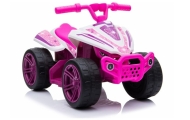 Quad na akumulator TR1805 Biało-różowy