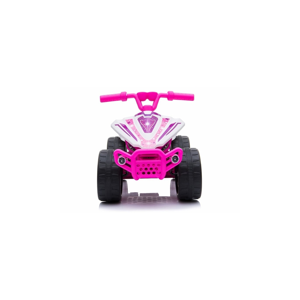 Elektrinis keturratis TR1805, White/Pink-Elektromobiliai vaikams, Keturračiai ir bagiai-e-vaikas