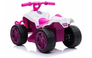 Quad na akumulator TR1805 Biało-różowy