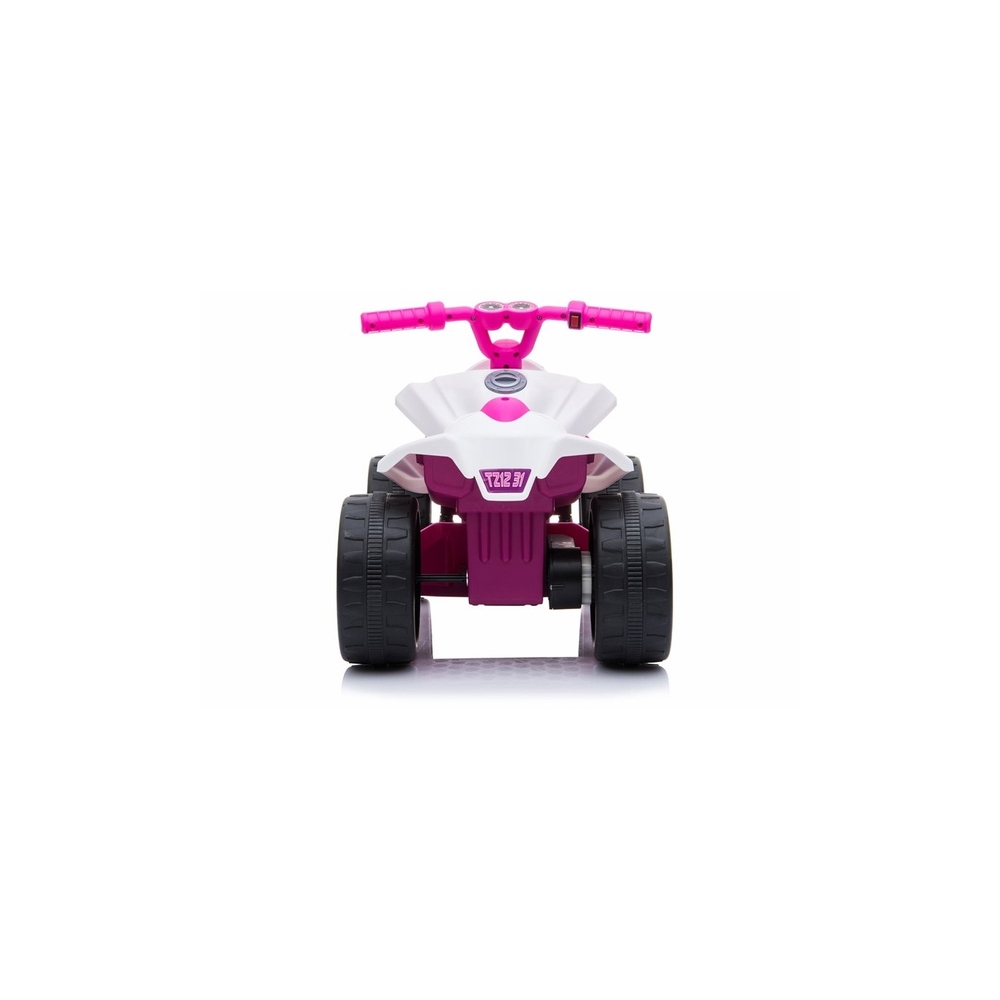 Elektrinis keturratis TR1805, White/Pink-Elektromobiliai vaikams, Keturračiai ir bagiai-e-vaikas