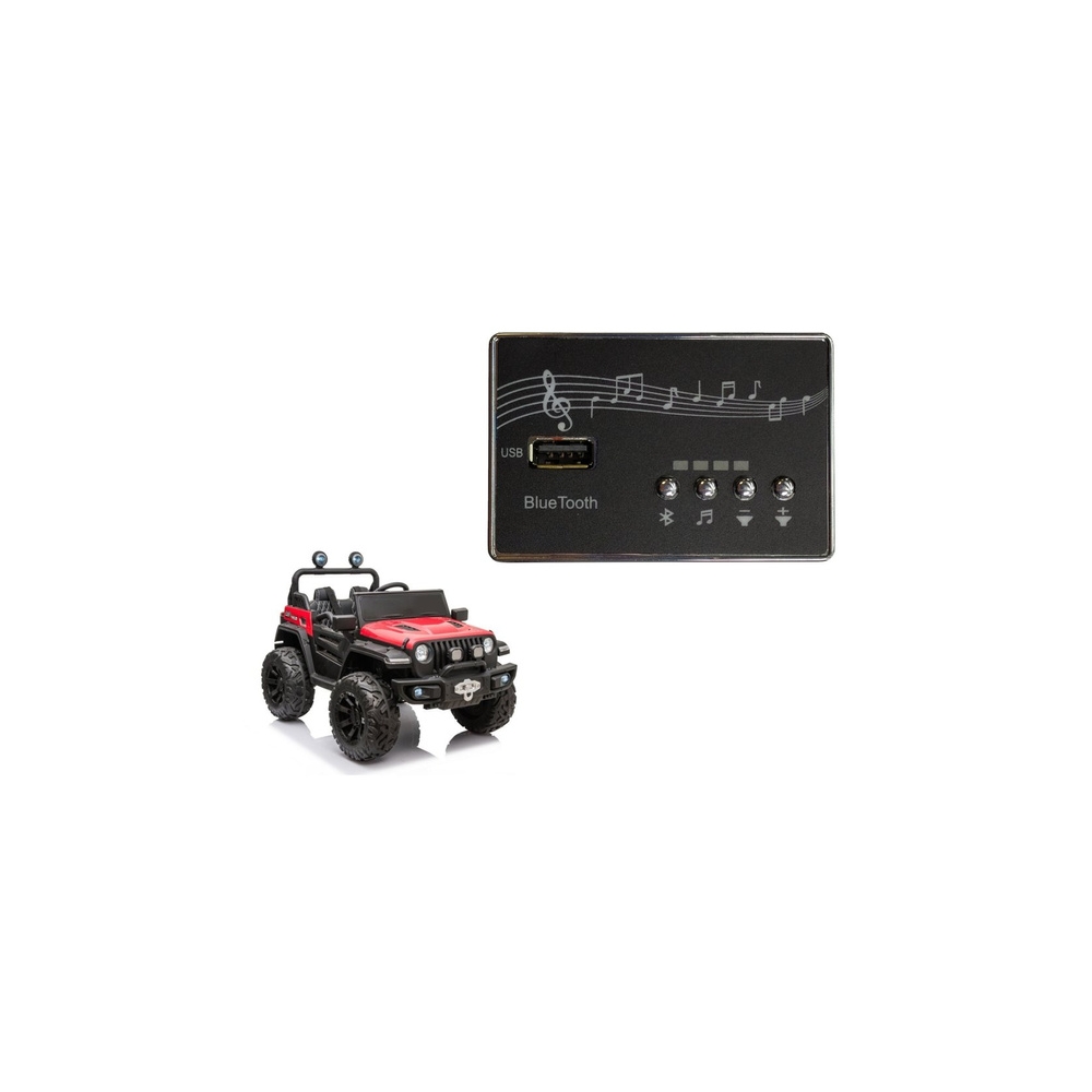 Įkraunamos transporto priemonės muzikos skydelis HC-8988-Elektromobilių dalys, LCD, MP4, muzikos skydeliai-e-vaikas