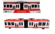 Articulated Bus with Friction Drive Red