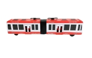 Articulated Bus with Friction Drive Red