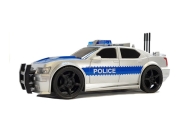 Auto Policji na Baterie 1:20 Światła i Dźwięki z Naciągiem Srebrne