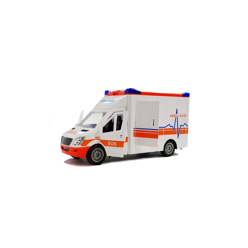 Ambulans na Baterie z noszami Dźwięk i Światło