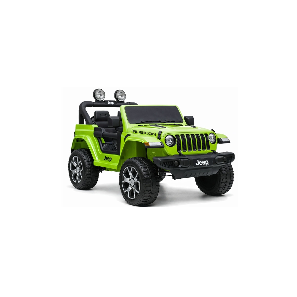 Elektromobilis Jeep Rubicon 4x4, Green-Elektromobiliai vaikams, Visureigiai-e-vaikas