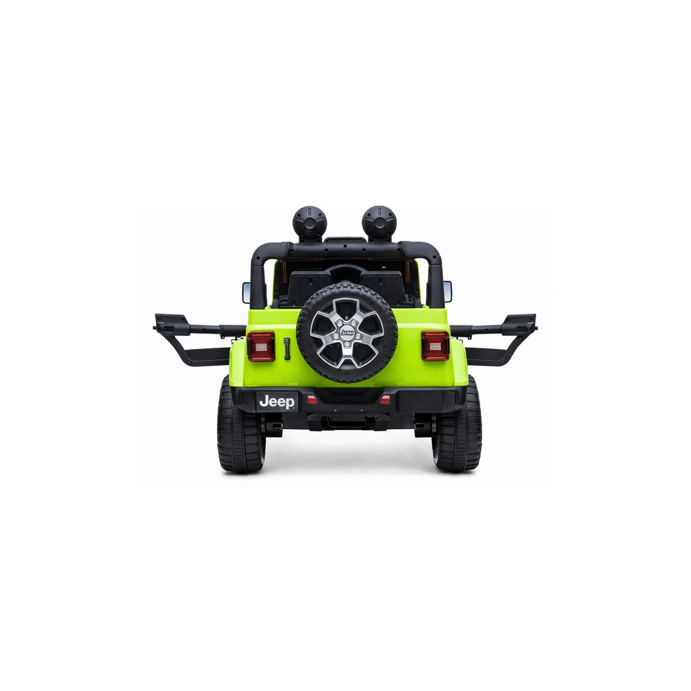 Elektromobilis Jeep Rubicon 4x4, Green-Elektromobiliai vaikams, Visureigiai-e-vaikas