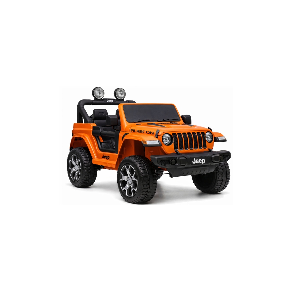 Elektromobilis Jeep Rubicon 4x4, Orange-Elektromobiliai vaikams, Visureigiai-e-vaikas