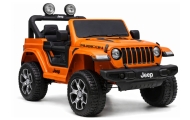 Auto na Akumulator Jeep Rubicon 4x4 Pomarańczowy