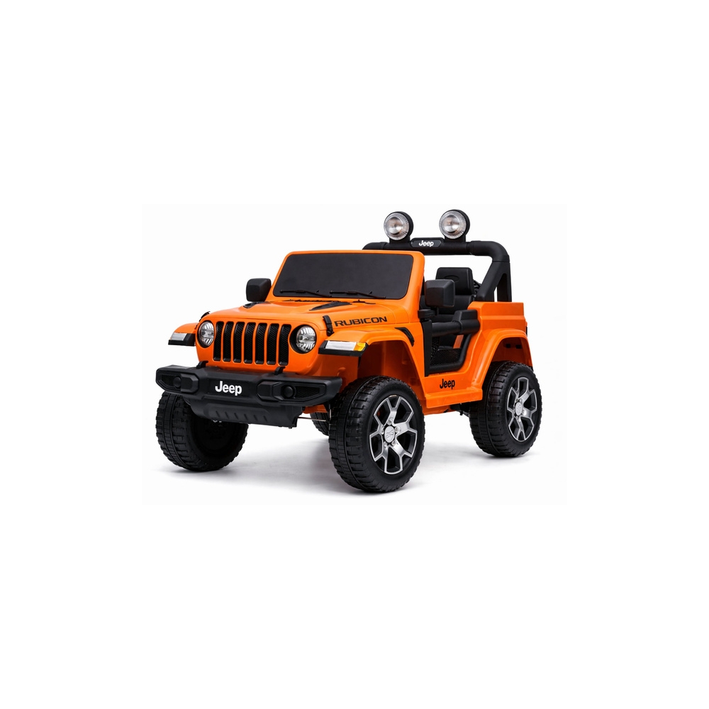 Auto na Akumulator Jeep Rubicon 4x4 Pomarańczowy