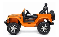 Elektromobilis Jeep Rubicon 4x4, Orange-Elektromobiliai vaikams, Visureigiai-e-vaikas