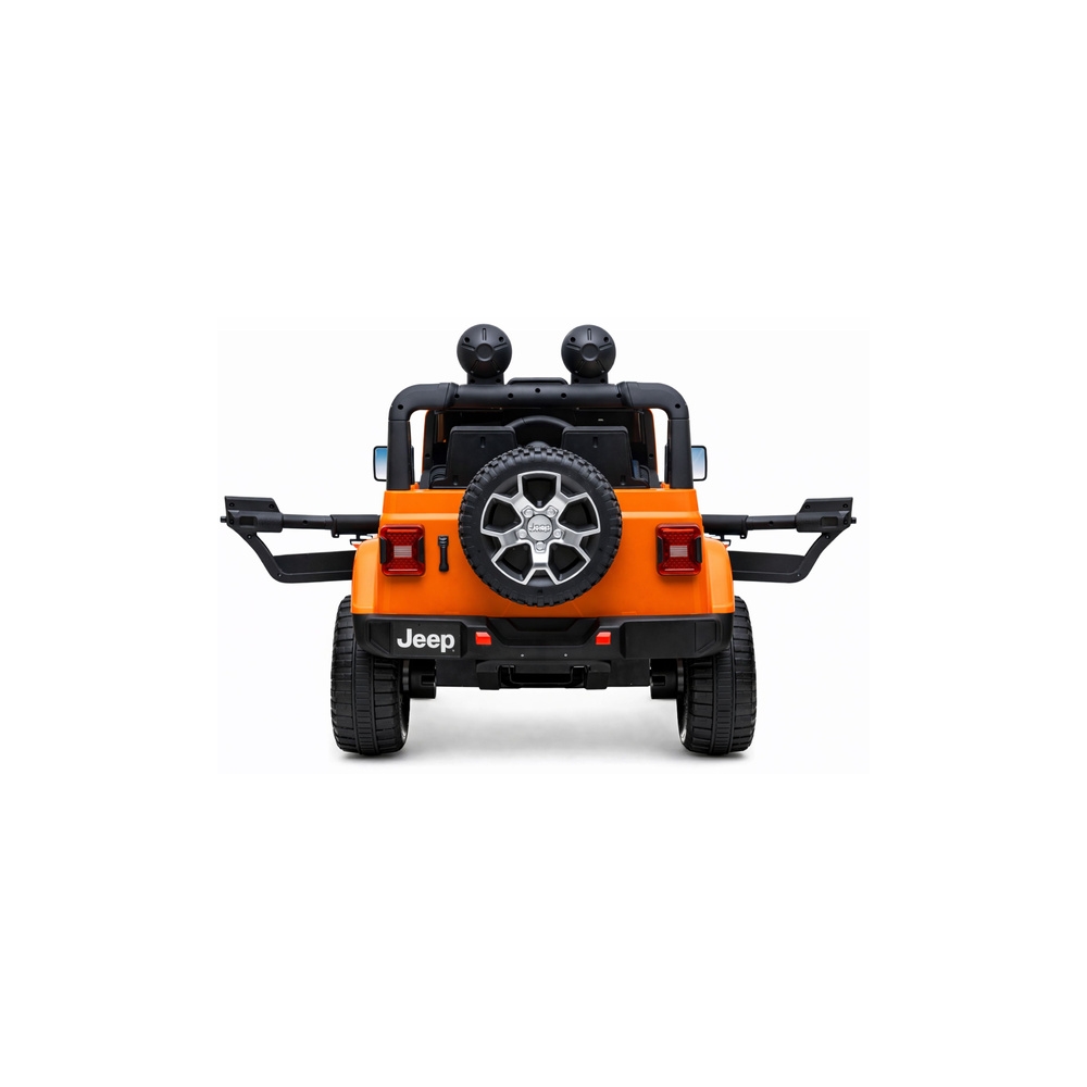 Elektromobilis Jeep Rubicon 4x4, Orange-Elektromobiliai vaikams, Visureigiai-e-vaikas