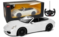 Nuotoliniu būdu valdomas Automobilis Porsche 911 Carrera S RC automobilis Rastar, baltas, 1:12
