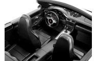 Nuotoliniu būdu valdomas Automobilis Porsche 911 Carrera S RC automobilis Rastar, baltas, 1:12