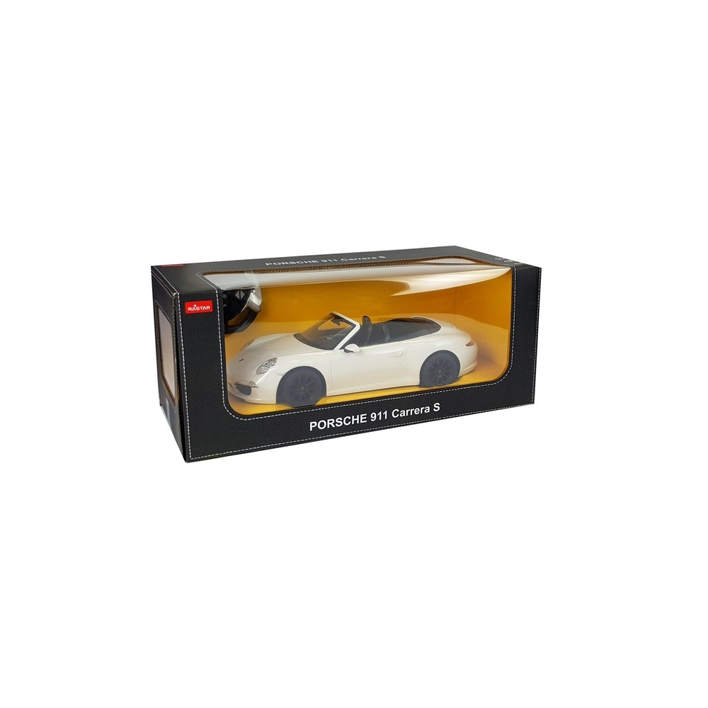Nuotoliniu būdu valdomas Automobilis Porsche 911 Carrera S RC automobilis Rastar, baltas, 1:12-Žaislai, Auto ir transporto žaisl