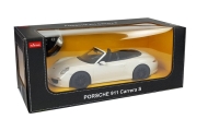 Auto Porsche 911 Carrera S Samochód Zdalnie Sterowane RC Rastar Białe 1:12