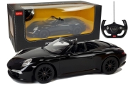 Nuotoliniu būdu valdomas automobilis Porsche 911 Carrera S RC automobilis Rastar, juodos spalvos, 1:12