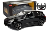Auto Porsche Cayenne Turbo Zdalnie Sterowane RC Rastar Czarne 1:14