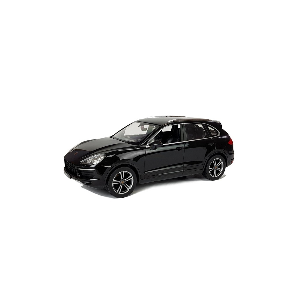 Nuotoliniu būdu valdomas Porsche Cayenne Turbo Rastar, juodos spalvos, 1:14-Žaislai, Auto ir transporto žaislai, Valdomos radijo